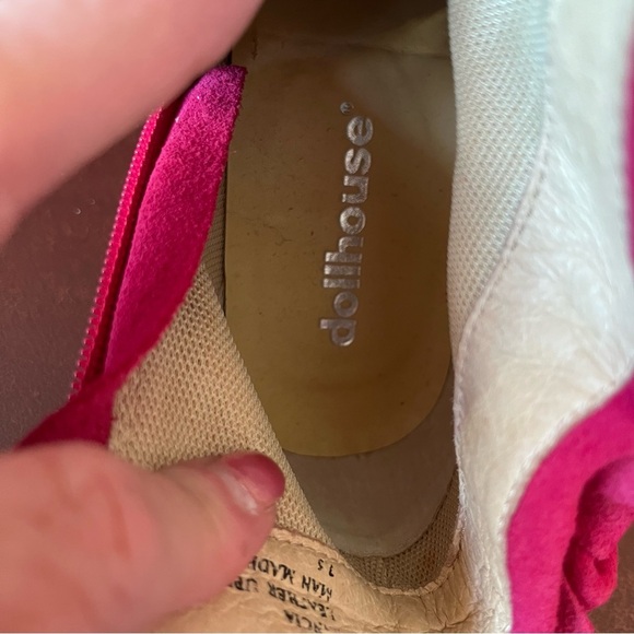 NWOT Dollhouse Pink Suede Platform Ankle Booties - Picture 10 of 11